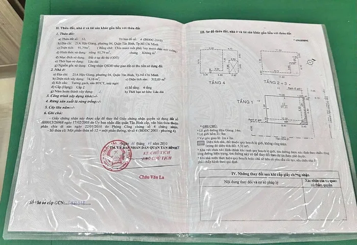 Cần Bán Gấp Nhà Mặt tiền 21A Hậu Giang