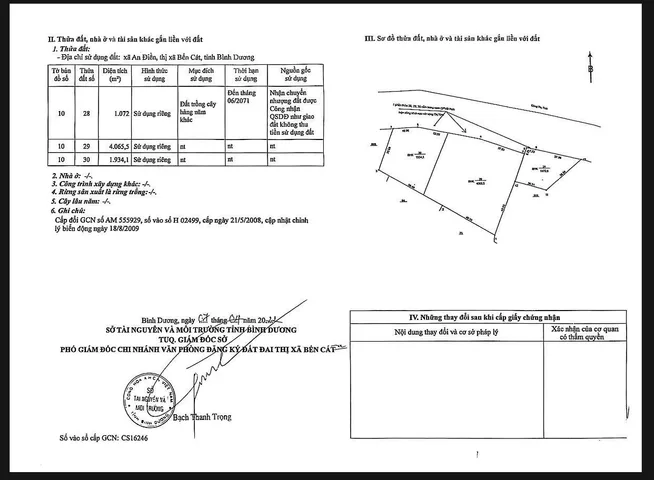Bán đất mặt tiền Sông thị tính An điền Bến Cát. DT 7200m2. Giá 24ty