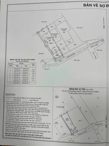 Bán đất 110m² có sẵn 90m² thổ cư ngang 5m tại Xã Đông Thạnh