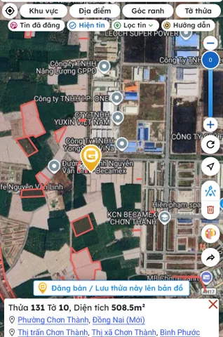 Bán đất 1000m² có sẵn 300m² thổ cư ngang 10m giá 2.1 tỷ tại Phường Chơn Thành