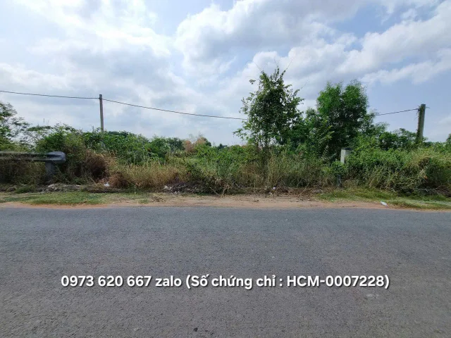 (B596) Đất mặt tiền Đoàn Minh Triết, xã Thái Mỹ, dt 1.363m2, giá 8 tỷ 300 thương lượng
