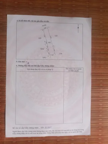 Bán đất 200m² có sẵn 200m² thổ cư.ngang 6m  dài ~34m.