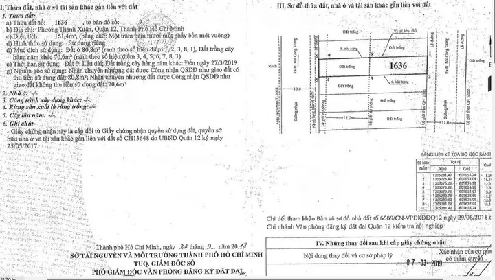 Bán đất 150m² có sẵn 80m² thổ cư ngang 5m giá 4.6 tỷ tại Phường Thới An, hai mặt tiền trước sau