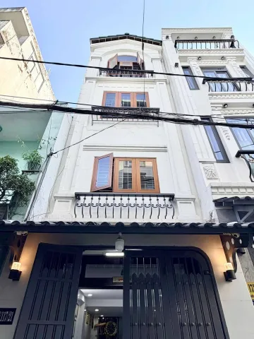 Nhà bán thống nhất, 4 tầng nội thất đẹp hẽm xe hơi