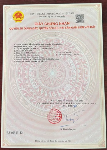 Bán đất 83m² full thổ cư ngang 6m giá 2.3 tỷ tại Xã Bình Mỹ