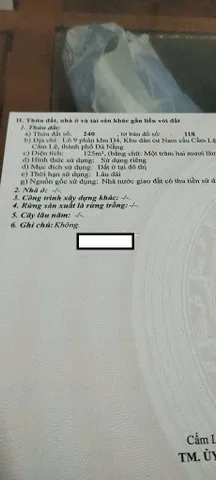 📌📌📌LÀM VIỆC TRỰC TIẾP GIÁ TỐT !!! Bán đất Cẩm Nam 7, Hòa Xuân