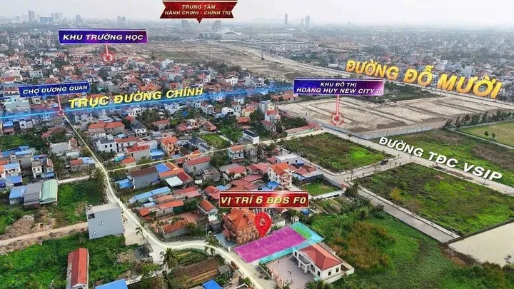 🌻🌻🌻TIÊU ĐIỂM ĐẦU TƯ - CẶP LÔ ĐẤT VÀNG SÁT VÁCH TTHC MỚI .l/h:076.231.9990 em Thúy 

Chỉ còn duy nhất 2 lô liền kề cho khách hàng quyết đoán nhất tại TDP Bấc Vang Thủy Nguyên!

📍 Vị trí "vàng":

Nằm ngay sau trục đường thôn, bên cạnh Nhà văn hóa Bấc 