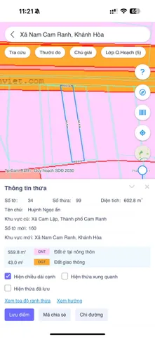 🔥 BÁN LÔ ĐẤT 1200M2 FULL THỔ CƯ MẶT TIỀN ĐƯỜNG 36M DỰ ÁN VIN CAM RANH 🔥