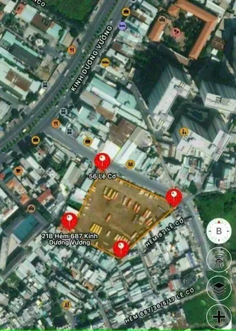 Bán đất mặt bằng kinh doanh VIP MT đường Lê Cơ phường An Lạc quận Bình Tân TPHCM, DT: 10500m2.