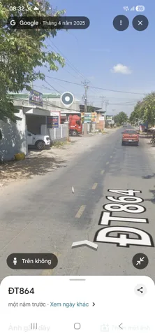 Nền tĩnh lộ 864 gần ngã tư hưng long