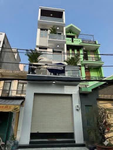 Bán nhà 1 Trệt 4 lầu mặt tiền kinh doanh buôn bán MT đường Số 8 phường Bình Hưng Hòa A quận Bình Tân TPHCM, DT: 4x18m.
