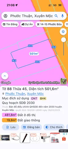 Khu dân cư tâp trung, gần sân banh, gần khu vui chơi ăn uống, ngay trung tâm xã hồ tràm mới thành phố Hồ Chí Minh