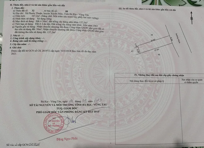Khu dân cư tập trung, khu vực đông dân cư, gần trung tâm bờ hồ xã hồ tràm, gần khu vực ăn uống