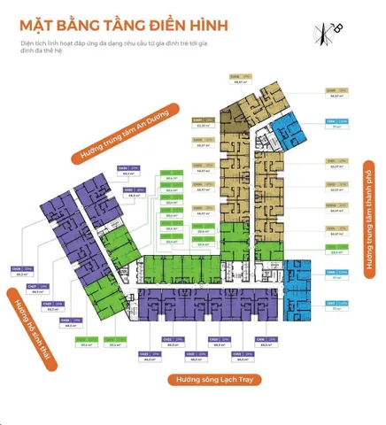 ăn hộ 1,5 phòng ngủ – tầng 4 – view công viên cực đẹp tại PG An Đồng