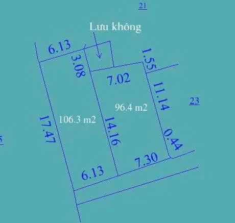 Bán đất 96m² full thổ cư ngang 7,3m giá 1.98 tỷ tại Xã Đại Xuyên- bạch Hạ