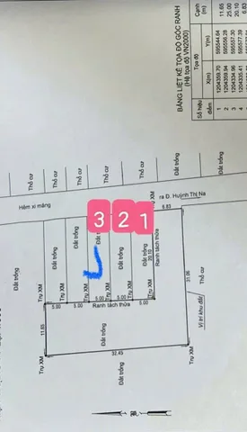 Bán đất 100m² có sẵn 80m² thổ cư ngang Tm giá 3.8 tỷ tại Xã Đông Thạnh