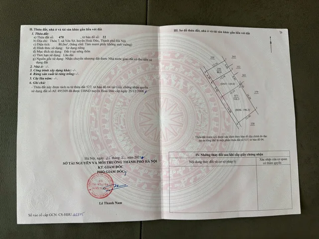 CHÍNH CHỦ BÁN ĐẤT THỔ CƯ ĐẸP TẠI DƯƠNG HÒA - HOÀI ĐỨC