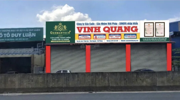 Cho thuê nhà xưởng showroom, cửa hàng mặt tiền Quốc Lộ 10, ngã tư Thủy Sơn, Thủy Nguyên, Hải Phòng