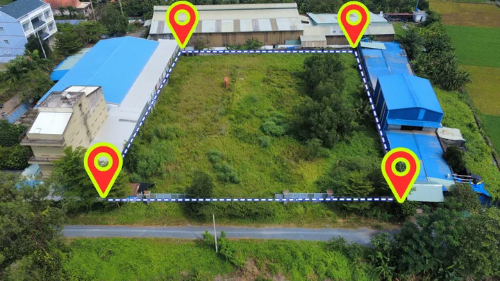 Bán đất 3800m² có sẵn 3000m² thổ cư ngang 56m giá 29.5 tỷ tại Xã Bình Mỹ