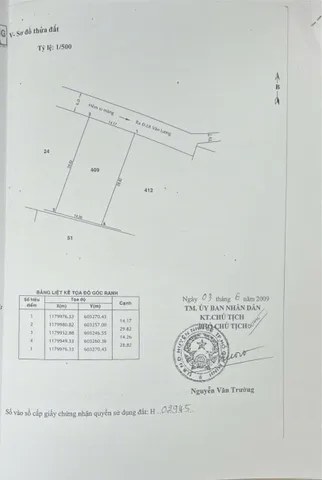 Bán đất 415.4m² full thổ cư ngang 14.17m giá 8 tỷ tại Xã Hiệp Phước