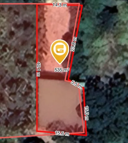 Bán đất 535.4m² có sẵn 40m² thổ cư ngang 11.82m giá 720 triệu tại Xã Ea Knốp
