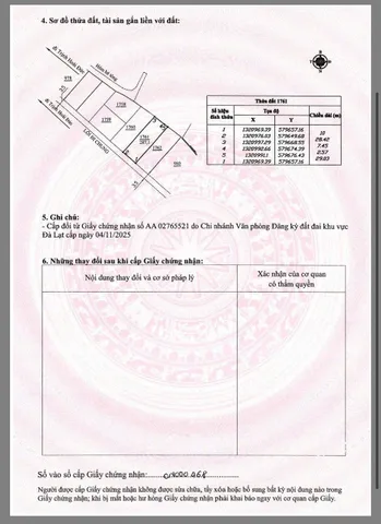Bán đất 287m² full thổ cư ngang 10m giá 7.5 tỷ tại Phường Xuân Trường - Đà Lạt