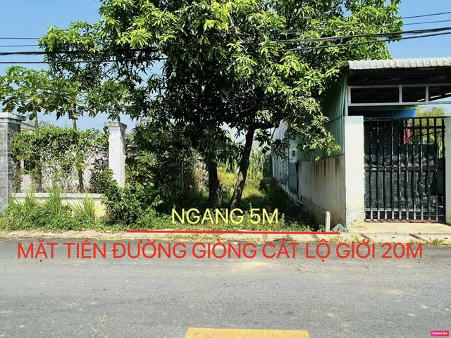 Bán đất xã Củ Chi mặt tiền đường Giòng Cát 5×29=146m2, 100m thổ cư giá rẻ đầu tư