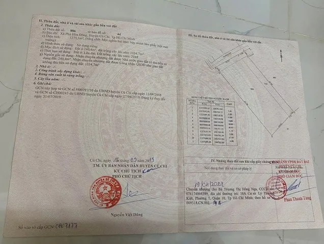 Bán đất Xã Phú Hòa Đông 23×51=1275m2, 240m thổ cư, đường trải đá 1/ Nguyễn Thị Nê giá rẻ