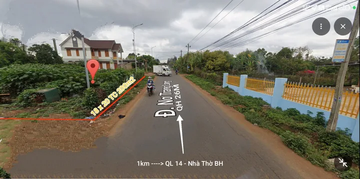 Bán Lô Góc 2MT - Đường Nơ Trang Long - Buôn Hồ