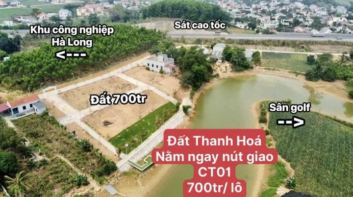 CHÍNH CHỦ NHỈNH 1 TỶ BÁN ĐẤT NỀN VEN KCN HÀ LONG THANH HÓA