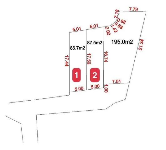 Bán đất 86,7m² full thổ cư ngang 5m giá 2.3 tỷ tại Xã Phú Xuyên - duyên trang, hồng thái