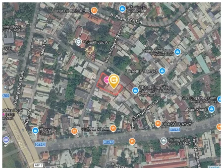 Bán nhà 1077m² có sẵn 1m² thổ cư ngang 25m giá 80 tỷ tại Phường Phú Lợi