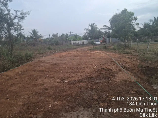 Bán đất 273.6m² có sẵn 60m² thổ cư ngang 6.0m giá 850 triệu tại Phường Buôn Ma Thuột
