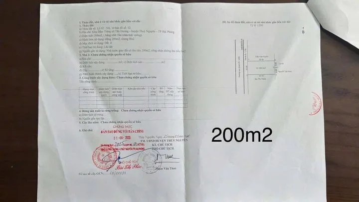 Biệt thự 200m2 khu phân lô Đầm Tràng - Tân Dương
L/h:076.231.9990 em Thúy  
Tuyến 2 mặt đường tỉnh lộ 359
Đối diện siêu dự án Doji Land 

❌Giá đầu tư : 9,x tỷ