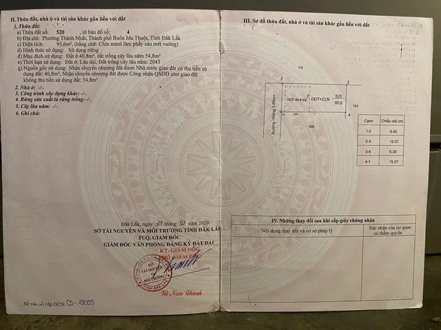 Cần bán đất chính chủ Triệu Quang Phục, (hẻm 50 nguyễn cơ thạch cũ)