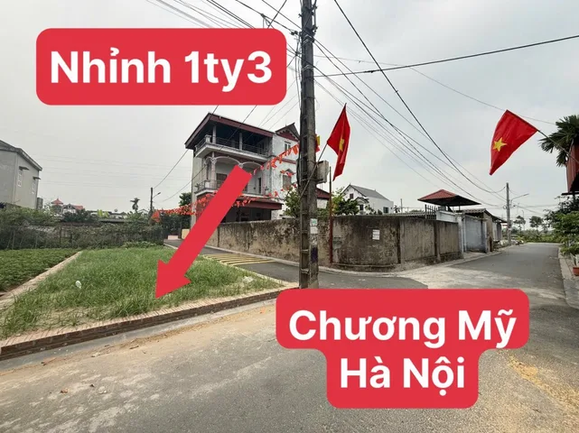 BÁN GẤP MẢNH ĐẤT ĐẸP Ở CHƯƠNG MỸ GIÁ RẺ NHẤT KHU VỰC CHỈ NHỈNH 1Tỷ