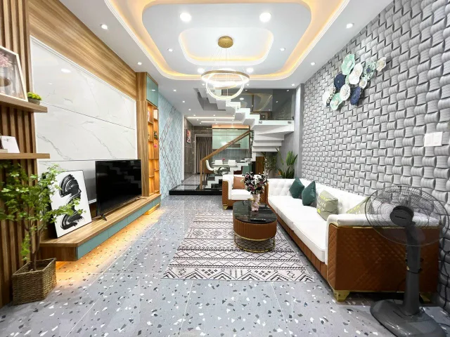 💥  Bán nhà 4 tầng- HXH Lê Văn Thọ- Gò Vấp- Gần CV Làng Hoa-  75m2- Giá 7 tỷ 5 tl