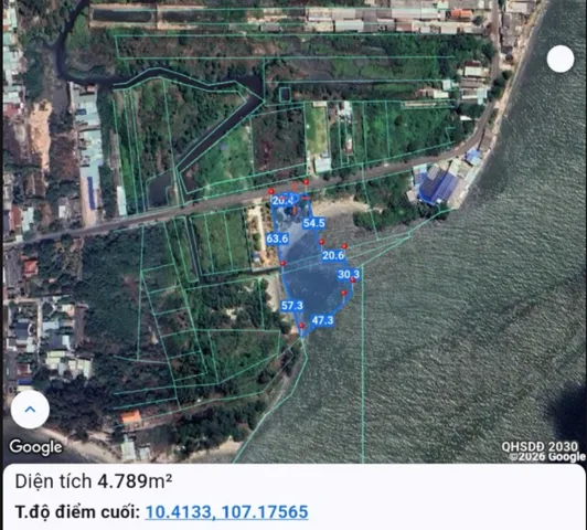 Bán đất 4500m² ngang 32m giá 54 tỷ tại Phường Phước Thắng,lh.zalo: 0909518879