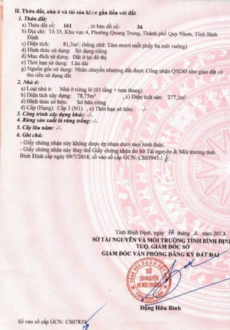 Bán nhà mặt tiền Thành Thái, phường Quy Nhơn Nam, tỉnh Gia Lai (Phường Quang Trung, TP. Quy Nhơn cũ)