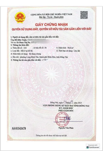 ĐẤT CHÍNH CHỦ - GIÁ TỐT - Cần Bán Đất KDC Diamond(full hạ tầng) Long Bình Tân, Biên Hòa, Đồng Nai