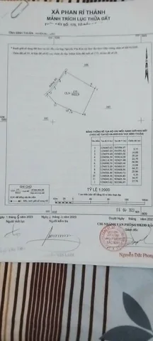 Bán đất 5960m² ngang 60m giá 590 triệu tại Xã Bắc Bình