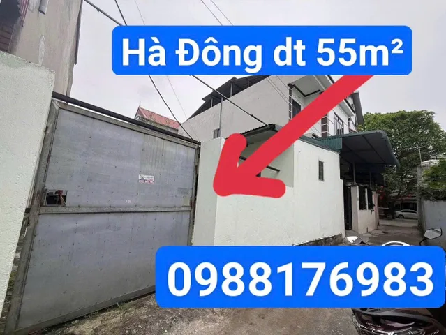Bán đất hà đông tặng nhà cấp 4