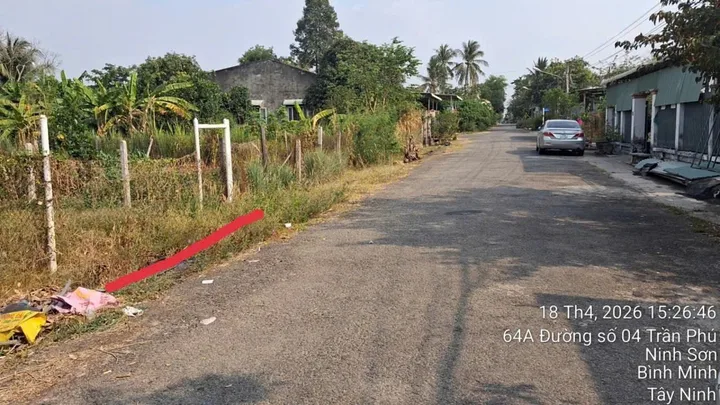 VỊ TRÍ ĐẸP – GIÁ TỐT  – Chính Chủ Bán Đất Đường số 24 đường Bời Lời, Phường Bình Minh, Tây Ninh