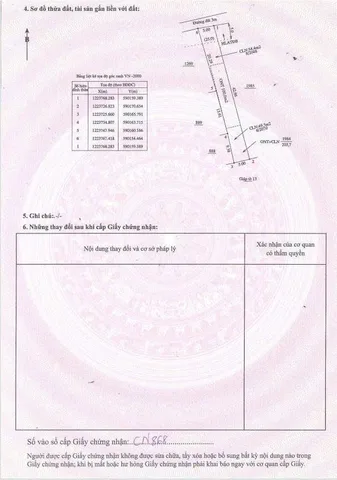 Bán đất 203.7m² có sẵn 100m² thổ cư ngang 5m giá 1.25 tỷ tại Phường Phú An