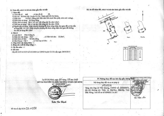 Bán nhà 146m² có sẵn 141m² thổ cư ngang 7m giá 3.7 tỷ tại Xã Bình Mỹ