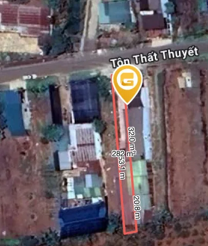 Bán đất 282.3m² ngang 4.7m giá 5 tỷ tại Phường Buôn Hồ