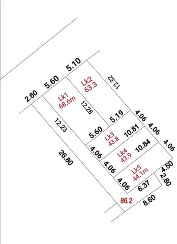 Bán đất 63,3m² full thổ cư ngang 5,1m giá 2.91 tỷ tại Xã Văn Giang