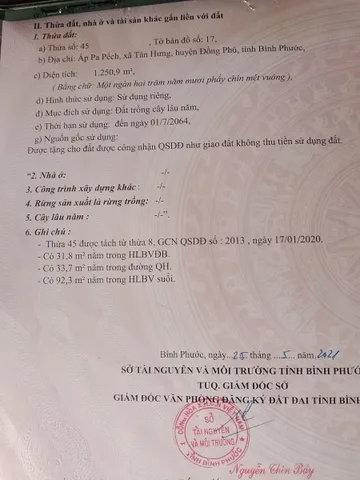 Bán đất chính chủ 8x150=1200m2 đường ĐT 753 quẹo vào đh tân phước tàm 1km tới đất