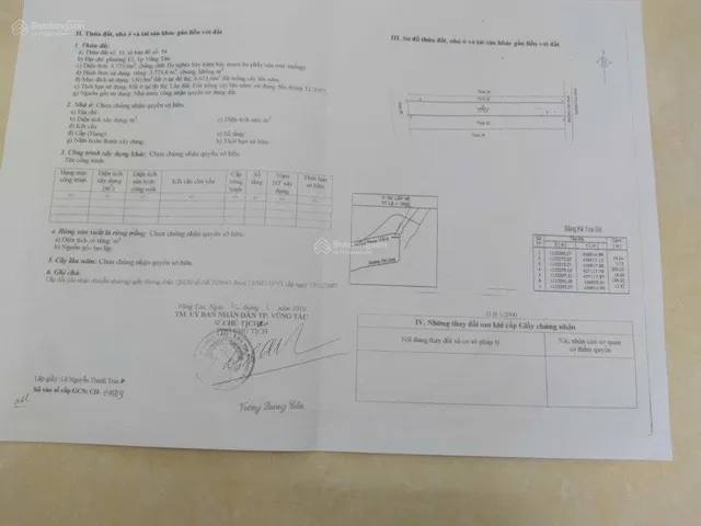 Bán đất 3774m² có sẵn 150m² thổ cư ngang 18m giá 24.5 tỷ tại Phường Phước Thắng
