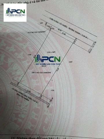Bán đất 2822m² có sẵn 300m² thổ cư ngang 31,4m giá 6.5 tỷ tại Xã Nhơn Ái